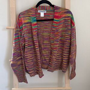 Knit Rainbow Cardigan